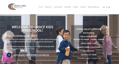 Desktop Screenshot of gracekidspreschool.com